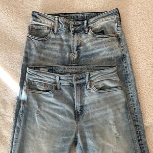 Two Pairs American Eagle Jeans